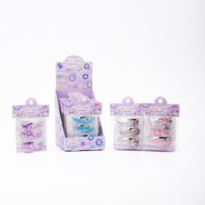 SET HEBILLAS METALICAS KIRUKI C/ CONFETTI X 12 MOTIVO 2
