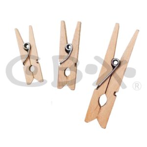 BROCHES CBX DE MADERA 25MM X 50 UN
