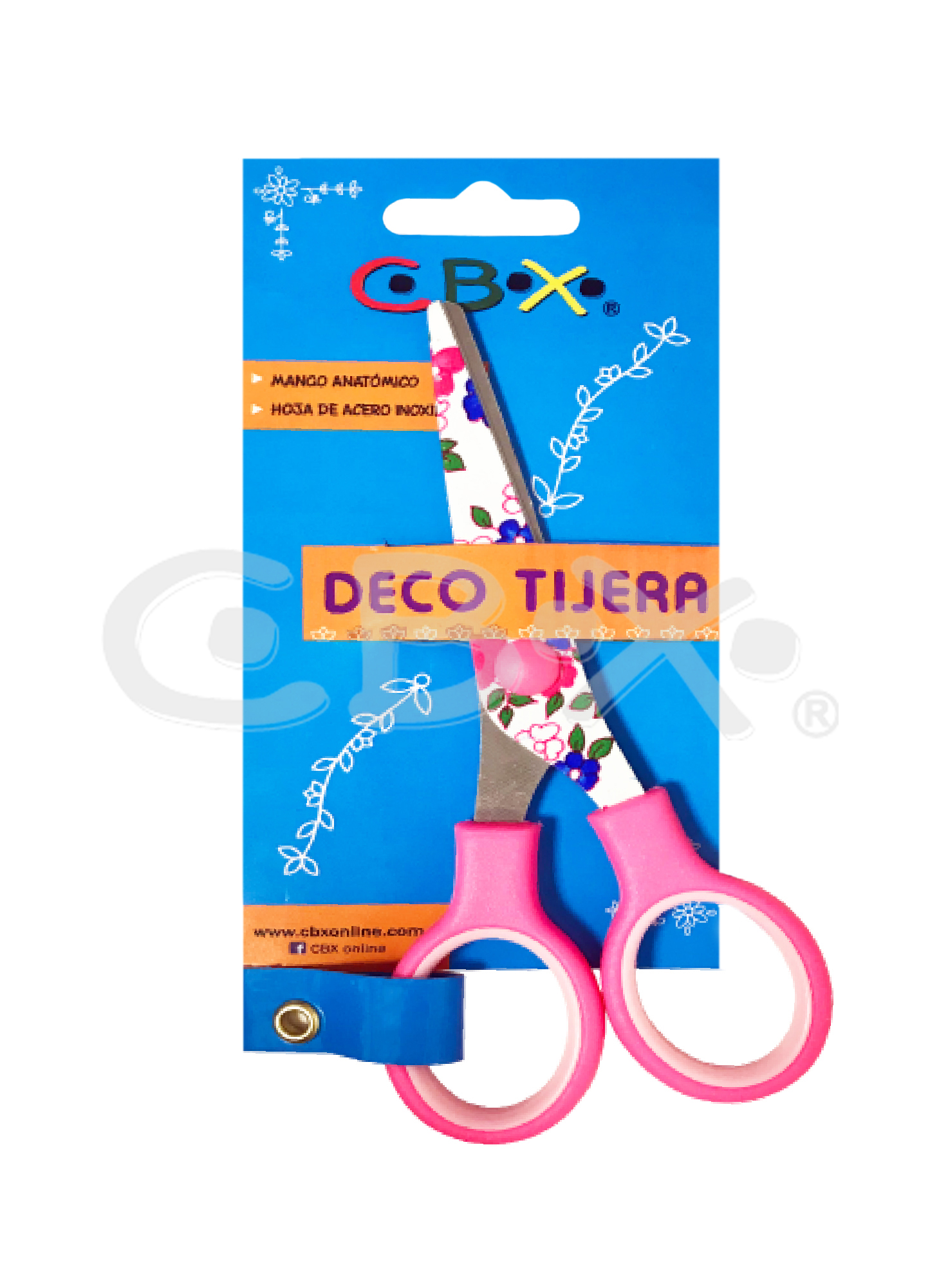 TIJERA CBX ESTAMPADA 14CM