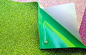 GOMA EVA CBX GLITTER AUTOADHESIVA A4 X 10 UN