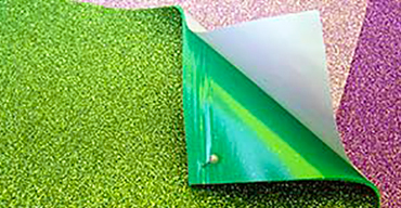 GOMA EVA CBX GLITTER AUTOADHESIVA A4 X 10 UN