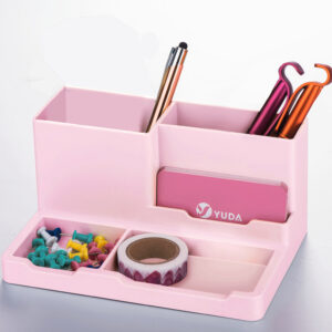 ORGANIZADOR IBICO DE ESCRITORIO ROSA PASTEL