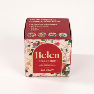 ETIQUETA IBICO EN ROLLO ADHESIVAS 4 DISEÑOS HELEN
