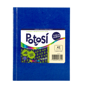 CUADERNO POTOSI X 42 HJS CD FORRADO AZUL