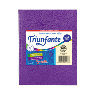 CUADERNO TRIUNFANTE X 100 HJS RY FORRADO LILA