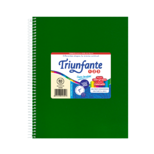 CUADERNO TRIUNFANTE 123 T/CAR C/ ESP 21X27 T/VINIX 60 HJ VER