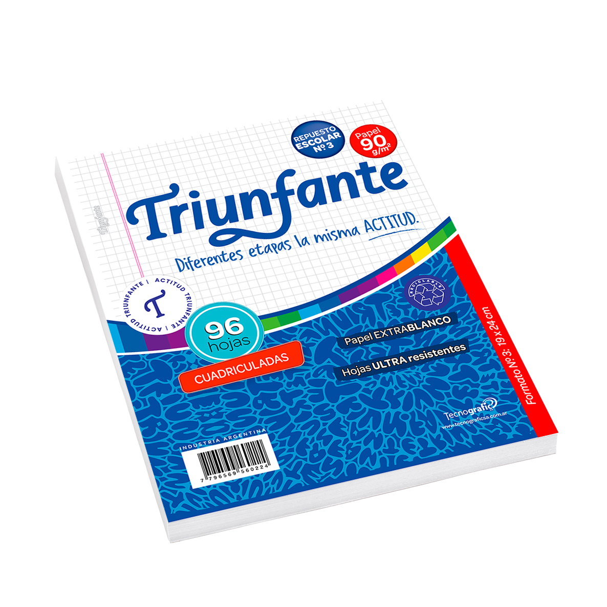 REPUESTO TRIUNFANTE X 96 HJS CD