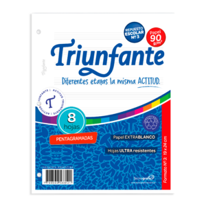 REPUESTO TRIUNFANTE PENTAGRAMADO X 8 HJS