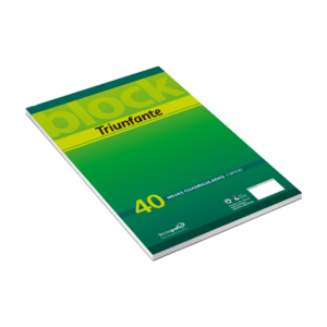 BLOCK TRIUNFANTE OFICIO X 40 HJS CD PERFORADO