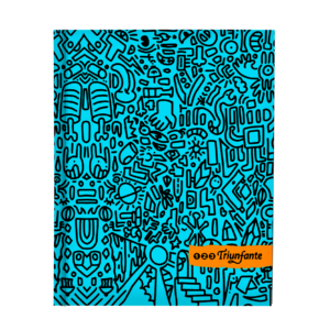 CUADERNO TRIUNFANTE 123 T/CARTON 19X24 X 48 HJS RY DOODLE