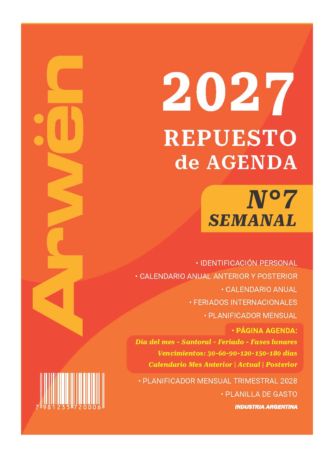 REPUESTO ARWEN AGENDA SEMANAL N° 7