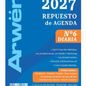 REPUESTO ARWEN AGENDA DIARIA N° 6