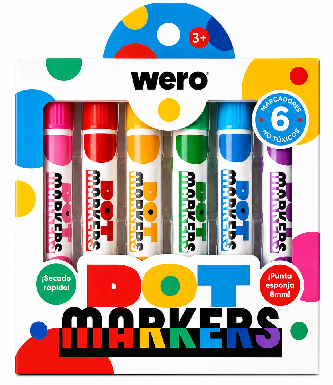 MARCADORES WERO X 6 UN DOT MARKERS