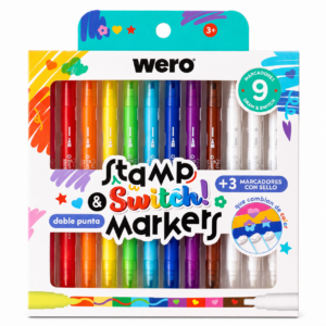 MARCADORES WERO X 9 UN STAMP & SWITCH
