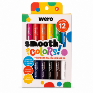 TEMPERA SOLIDA WERO X 12 COLORES
