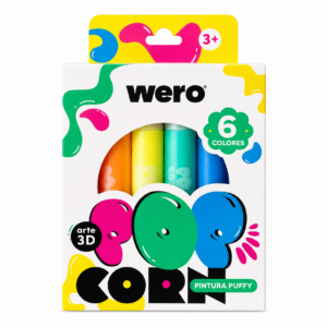 PINTURA WERO PUFFY X 6 UN POP CORN