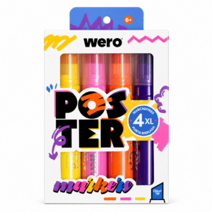 MARCADORES WERO PUNTA BISELADA 4XL
