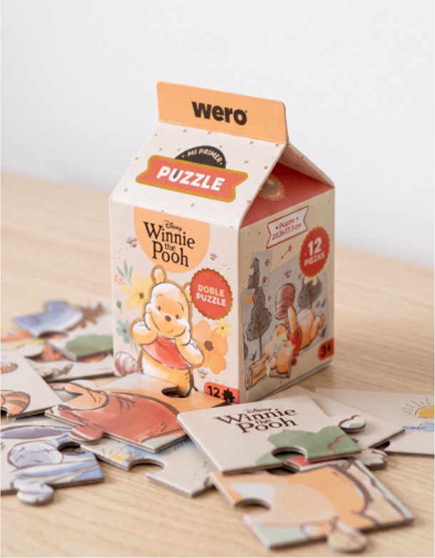 PUZZLE BOX WERO WINNIE POOH 12 PZAS