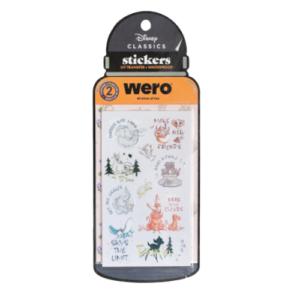 STICKERS BOTELLA WERO DISNEY CLASSICS 2 PLANCHAS