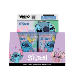 TIN STICKERS WERO STITCH 8 PLANCHAS HOJALATA