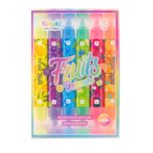 RESALTADOR KIRUKI DOB PUNTA NEON FRUITS PERFUMADOS