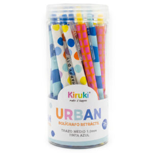 BOLIGRAFO KIRUKI NEW URBAN X 24 UN TINTA AZUL