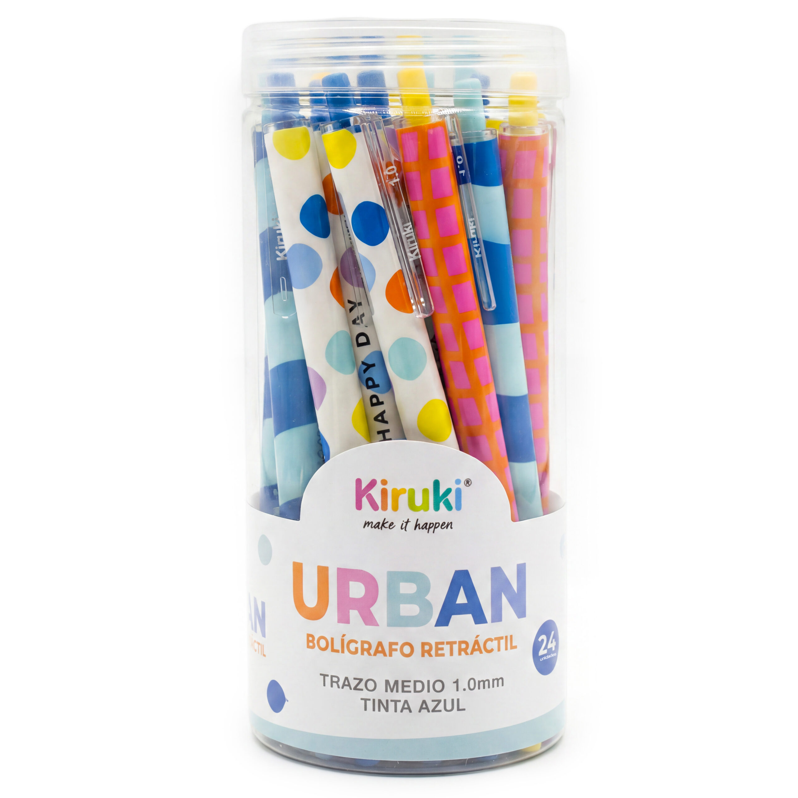 BOLIGRAFO KIRUKI NEW URBAN X 24 UN TINTA AZUL