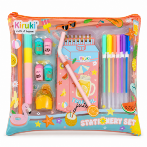 SET STATIONERY KIRUKI TROPICAL JUICE + MILK