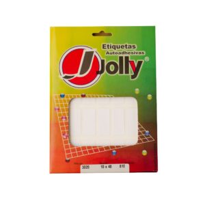 ETIQUETAS JOLLY BLANCAS MULTIUSO