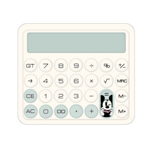 CALCULADORA IBI BLANCA MICKEY & FRIENDS