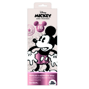 PAPELES IBI ILUSTRADOS 5 X 13 CM X 24 HJS MICKEY & FRIENDS
