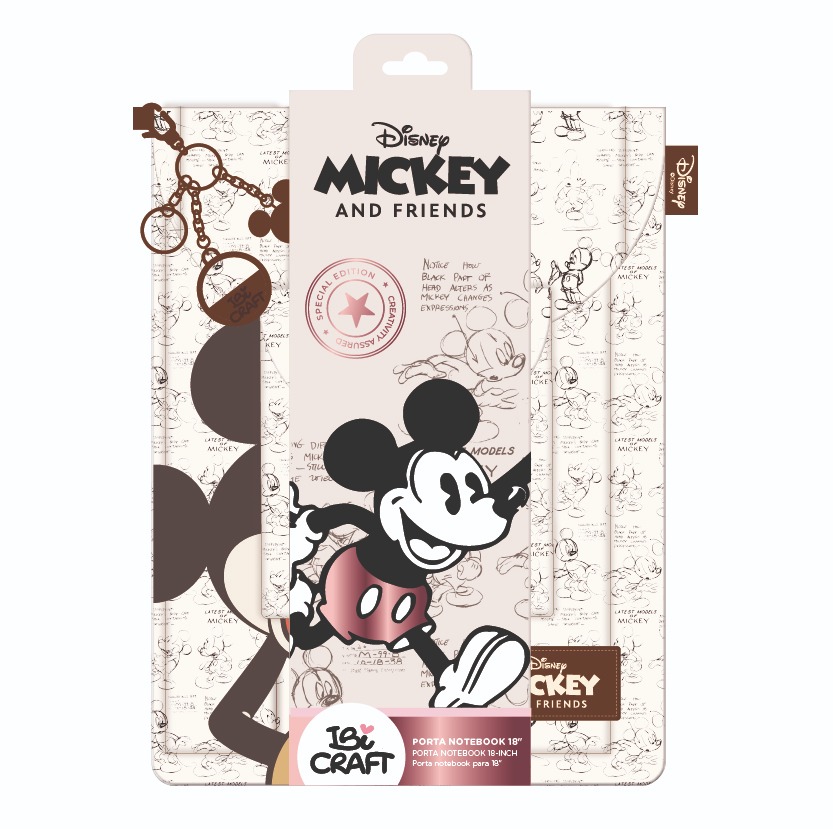 PORTA NOTEBOOK IBI MICKEY & FRIENDS