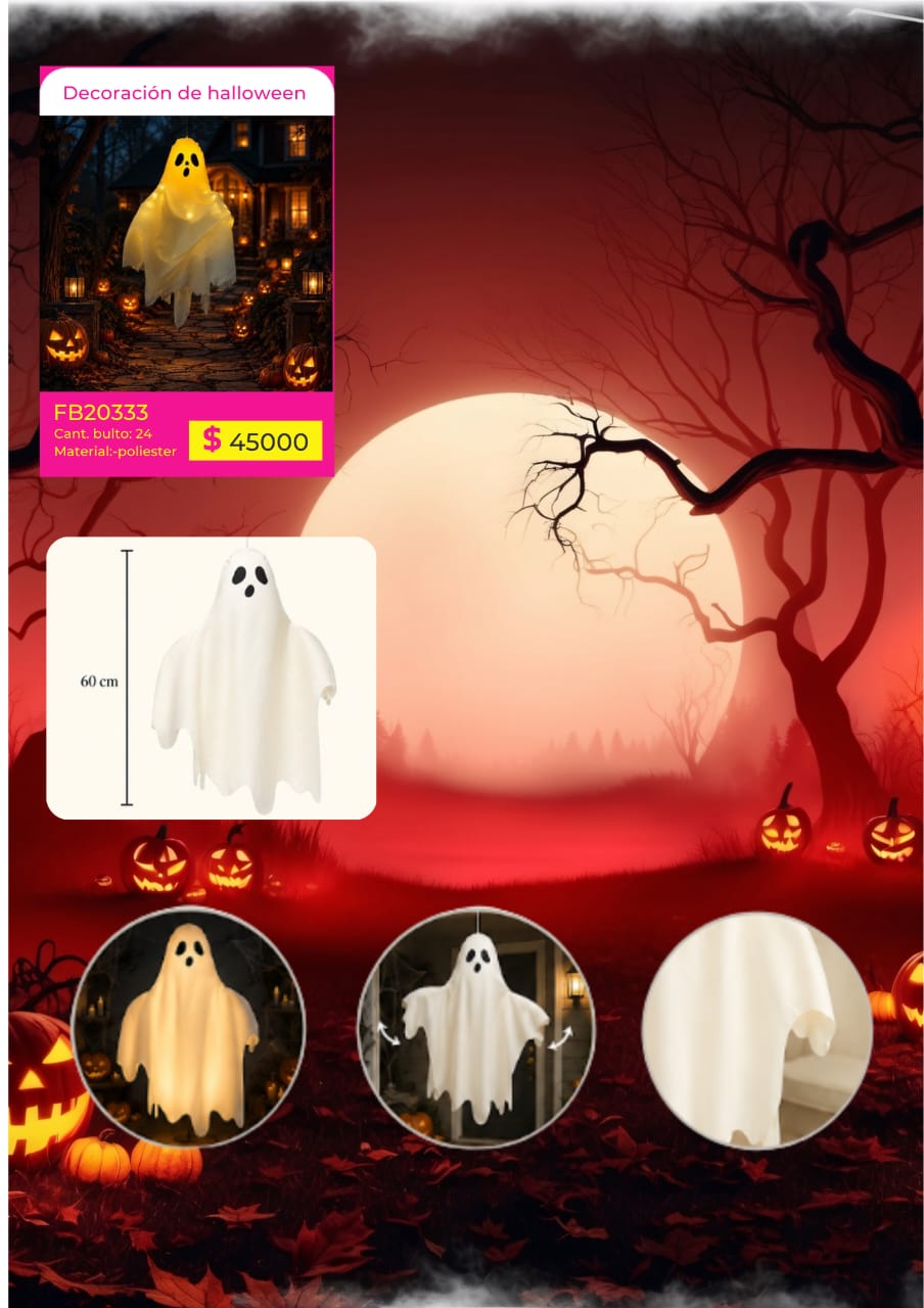 FANTASMA HALLOWEEN 60CM (FB20333)