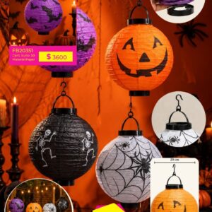 LAMPARA DE PAPEL HALLOWEEN (FB20351)