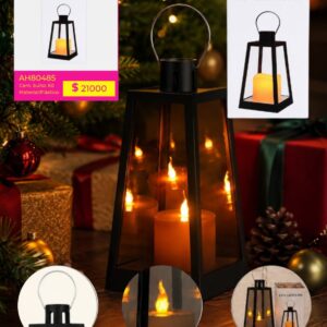 LAMPARA HALLOWEEN PLASTICO C/ VELA (AH80485)
