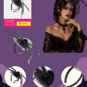 VINCHA HALLOWEEN ARAÑA (FB20368)