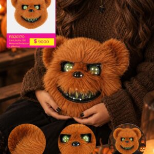 MASCARA HALLOWEEN OSOS MARRON POLIESTER (FB20170)