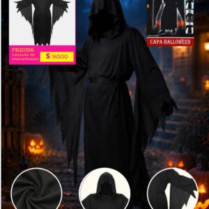DISFRAZ HALLOWEEN CAPA (FB20356)