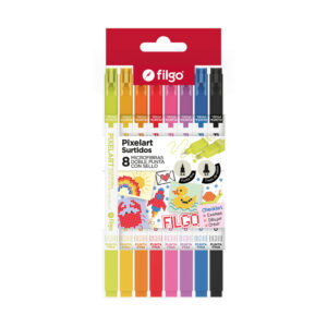 MICROFIBRA FILGO DOB PTA C/ SELLO PIXELART X 8 UN SURTIDO