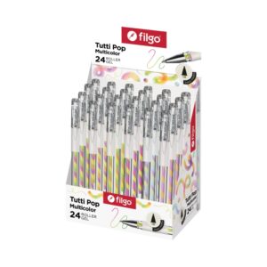 ROLLER FILGO GEL TUTI POP FLUO, PASTEL, GLITTER